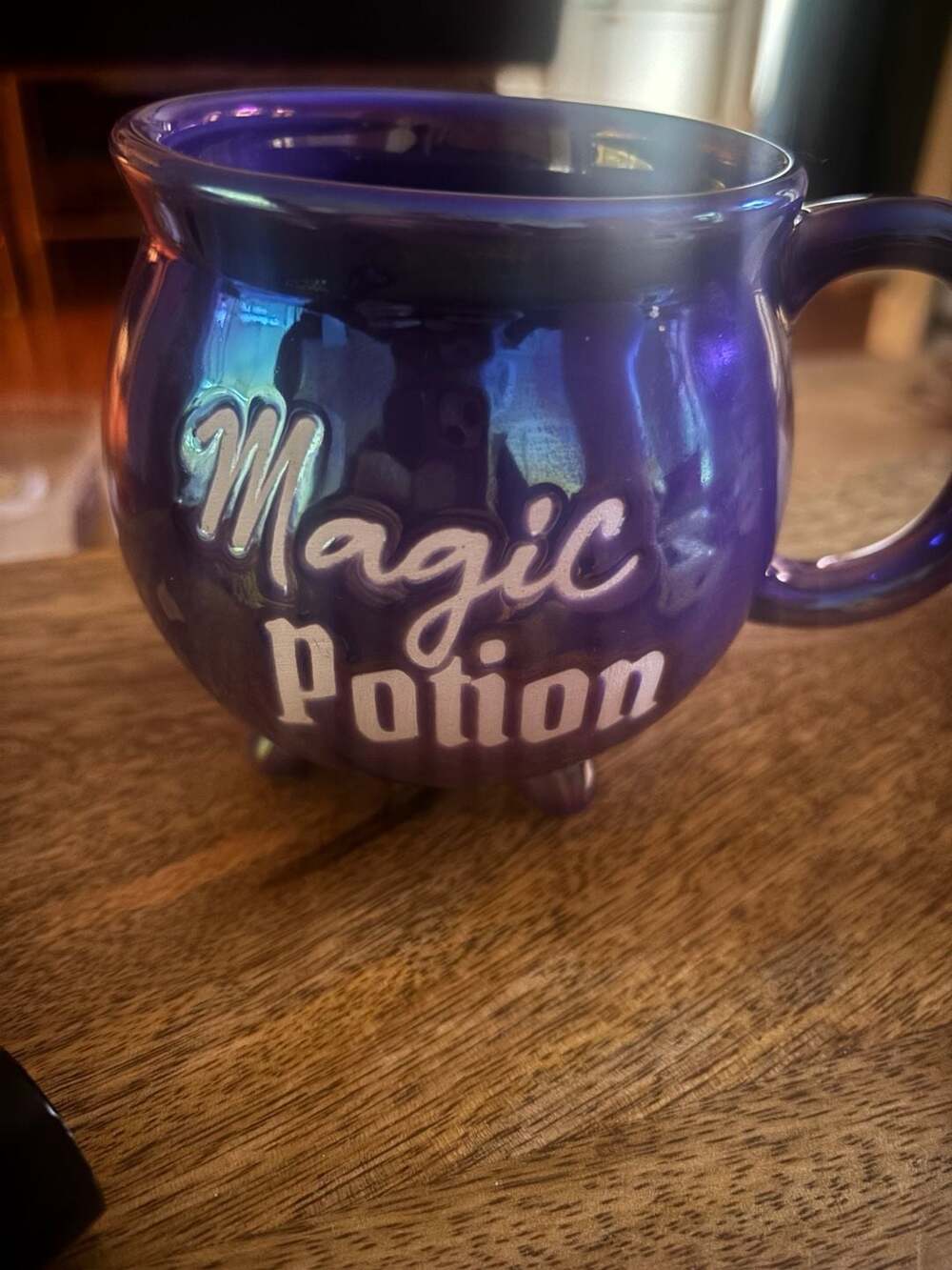 Global Design Connections Magic Potion Cauldron Mug Purple Iridescent
